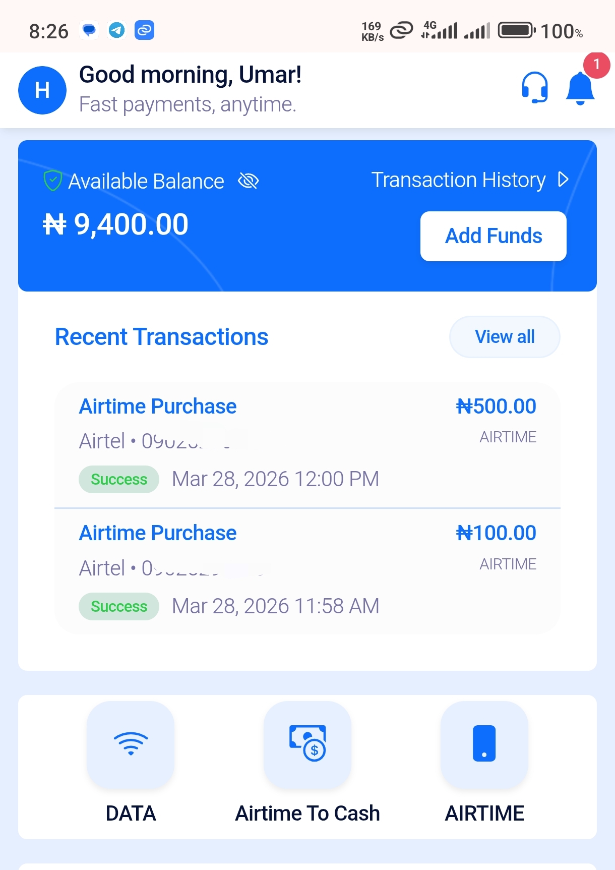 ANNUR COMM CENTR dashboard preview